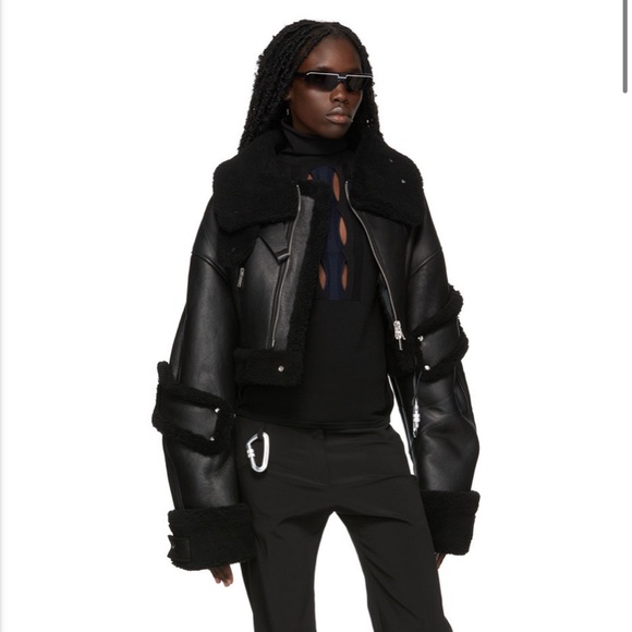 Designer Shearling Jacket - Picture 3 of 6